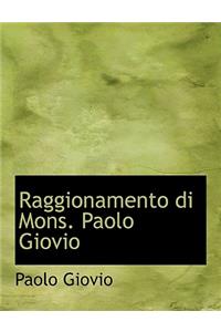 Raggionamento Di Mons. Paolo Giovio