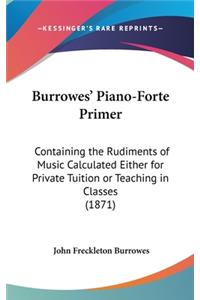 Burrowes' Piano-Forte Primer
