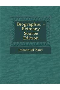 Biographie. - Primary Source Edition