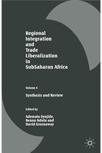 Regional Integration and Trade Liberalization in Subsaharan Africa