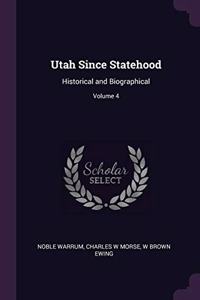 Utah Since Statehood