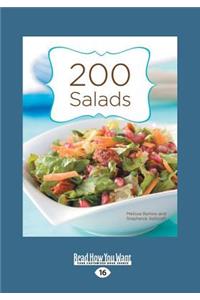 200 Salads (Large Print 16pt)