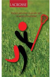 Lacrosse Pocket Monthly Planner 2017
