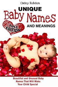 Unique Baby Names and Meanings