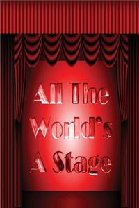 Shakespeare Journal - All The World's A Stage (Red)