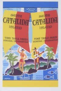 Vintage Journal Santa Catalina Island Poster