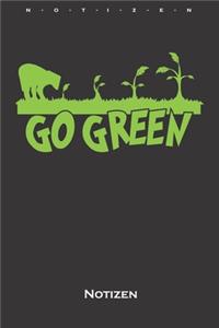 Go green Natur Notizbuch