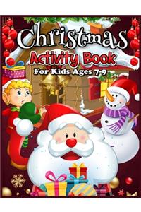 Christmas Activity Book for Kids Ages 7-9