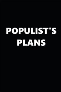 2020 Daily Planner Political Theme Populist's Plans Black White 388 Pages
