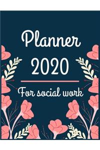 Planner 2020 for social work