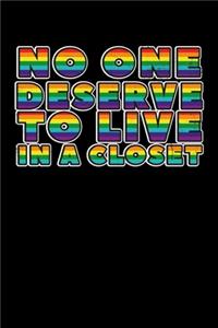No One Deserve To Live In a Closet