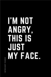 INTROVERT POWER I'm not angry This is just my face