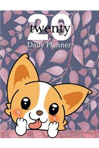 Kawaii Corgi 2020 Daily Planner