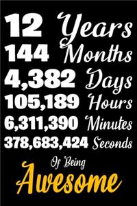 12 Years Of Being Awesome