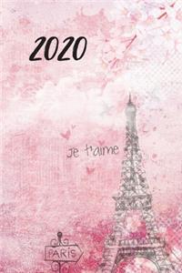 2020 Termin-Kalender DIN A5 Paris