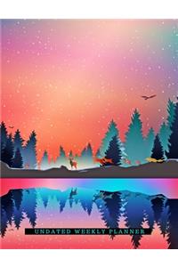 Undated Blank Weekly Planner