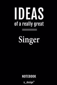 Notebook for Singers / Singer