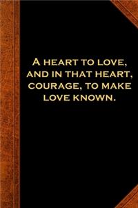 2020 Weekly Planner Shakespeare Quote Heart Love Courage 134 Pages