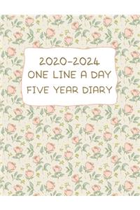 2020 - 2024 One Line A Day Five Year Diary