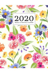 2020 Monthly and Weekly Planner