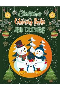 Christmas Coloring Books And Crayons: Christmas Coloring Books For Adults, Christmas Coloring Books And Crayons. 50 Story Paper Pages. 8.5"x 11" in Cover.