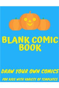 Blank Comic Book Draw Your Own Comics for Kids with Variety