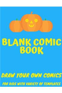 Blank Comic Book Draw Your Own Comics for Kids with Variety