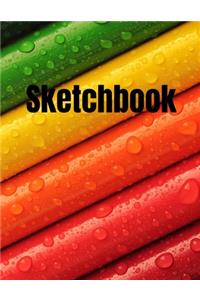 Sketchbook: : Beautiful Sketchbook for Adults or Kids with 110 pages of 8.5 x 11" Blank White Paper for Drawing, Doodling, or Learning to Draw