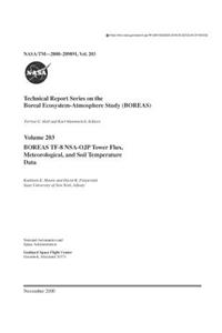 Boreas Tf-8 Nsa-Ojp Tower Flux, Meteorological, and Soil Temperature Data