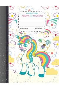 primary journal notebook with picture space