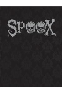 Spoox Notebook: Wide Ruled Composition Notebook 100 sheets / 200 pages, 9-3/4" x 7-1/2"