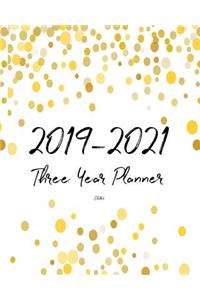 2019-2021 Three Year Planner-Glitter