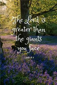The Lord Is Greater Than the Giants You Face