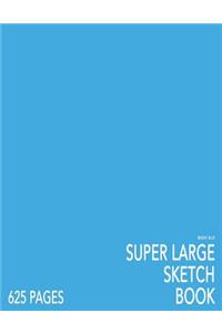 Bright Blue Super Large Sketchbook