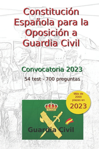 Constitución Española para la Oposición a Guardia Civil