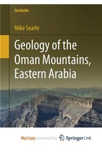 Geology of the Oman Mountains, Eastern Arabia