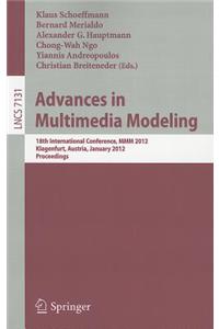 Advances in Multimedia Modeling