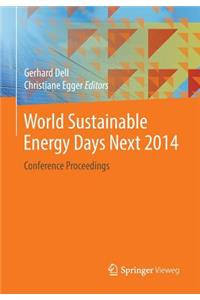 World Sustainable Energy Days Next 2014