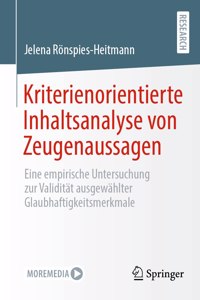 Kriterienorientierte Inhaltsanalyse Von Zeugenaussagen