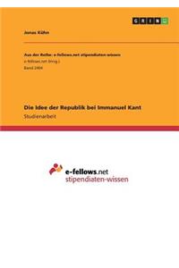 Idee der Republik bei Immanuel Kant