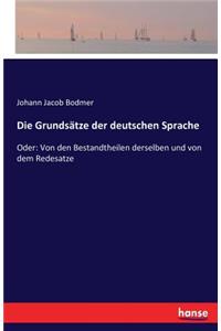 Die Grundsätze der deutschen Sprache