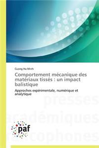Comportement Mécanique Des Matériaux Tissés