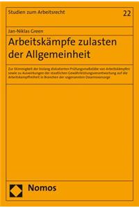 Arbeitskampfe Zulasten Der Allgemeinheit