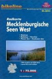 Mecklenburgische Seen West cycle map