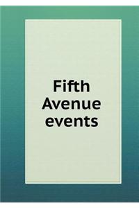 Fifth Avenue Events