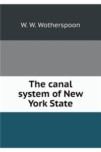 The canal system of New York State