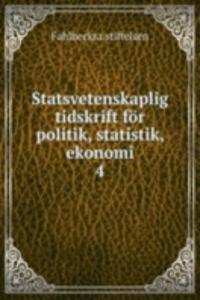 Statsvetenskaplig tidskrift for politik, statistik, ekonomi