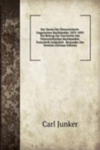 Der Verein Der Osterreichisch-Ungarischen Buchhandler 1859-1899: Ein Beitrag Zur Geschichte Des Osterreichischen Buchhandels. Festschrift Anlasslich . Bestandes Des Vereines (German Edition)