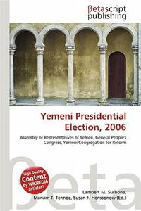 Yemeni Presidential Election, 2006