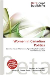 Women in Canadian Politics